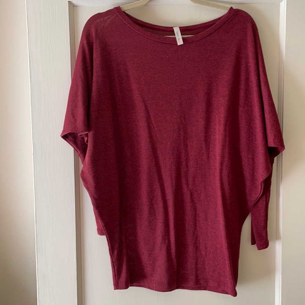 Lightweight red sweater